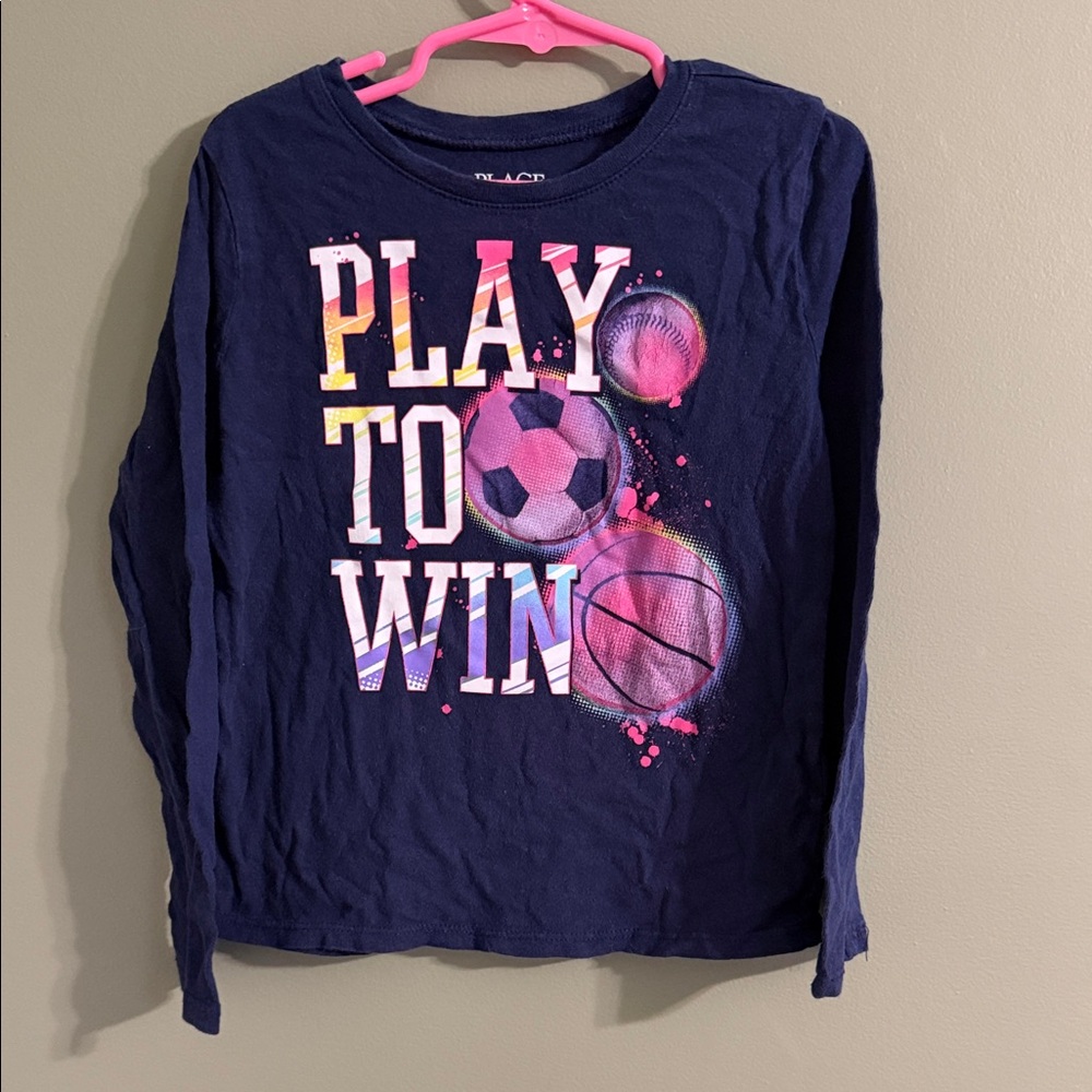 Children’s Place Soccer Long Sleeve Tee - 5/6